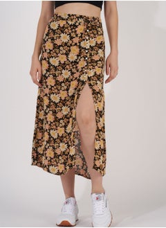 Buy Floral Button Detail Skirts in UAE