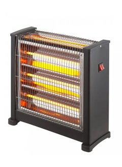 Buy Single-sided electric heater and heater, 2400 watts, black in Saudi Arabia