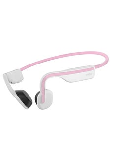 Buy Shokz OpenMove Bluetooth Wireless Headphones with Mic, Bone Conduction Wireless Headset (Pink) in UAE