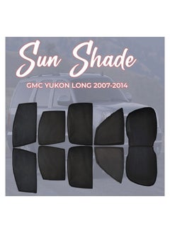 Buy GMC YUKON LONG 2007-2014 High-Quality Car Sunshade All Side Sunshade UV and Heat Protection Front Back Sides Sun Shades in Saudi Arabia