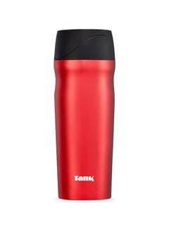 Buy Tank Stainless Steel Tumbler 450mL, 360° Push Button Lid, Up to 6HRs Hot, Red in Egypt