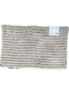 Buy Soft cotton padded non-slip mat beige marble in Saudi Arabia