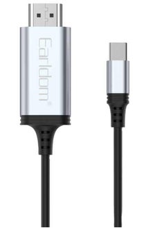 Buy ET-W34 Type-C to HDMI 4K Adapter Cable, 2 Meters - Ultra HD Streaming Solution (Black) in UAE