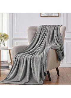 Buy Flannel Blankets,Fleece Blanket, 280gsm Super Soft Bed Blanket Plush Cozy Lightweight Flannel Blankets for Bed, Sofa, Couch, Travel, Camping in Saudi Arabia