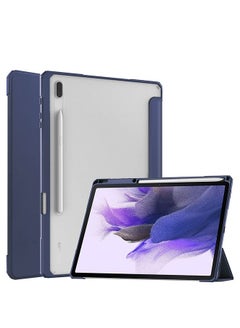 اشتري Slim Case for Samsung Galaxy Tab S7 FE 2021/S7 Plus 2020 12.4 Inch with S Pen Holder Navy في مصر