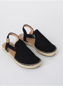 Buy JOVE Women's Casual Espadrilles BLACK in Saudi Arabia