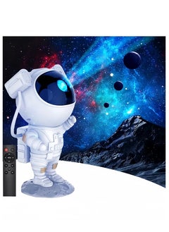 Buy Star Projector Galaxy Night Light Astronaut Starry Nebula Ceiling LED Lamp Kids Room Decor Aesthetic 360°Rotation Magnetic Head Light White 12.3 x 11.5 x 24 cm in UAE