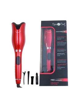 Buy Professional Hair Curling Iron  Auto Rotating Hair Curler Styling Tool With Temperature Display and Timer in UAE
