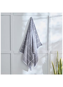 اشتري Rio Daisy Patterned Cotton Bath Towel 68 x 136 cm في الامارات