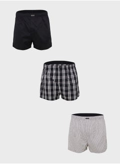 Buy 3 Pack Logo Band Trunks in Saudi Arabia