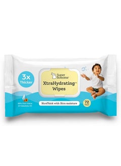 اشتري Xtrahydrating™ Wipes 3X Xtrathick™ With 3.5X Moisture Vs Ordinary Wipes ; Doctor Tested Best Wipes (Unscented); Premium Wipes ;72 Pcs Pack Of 1 72 Pcs ;Best Baby Wipes For Newborns في الامارات