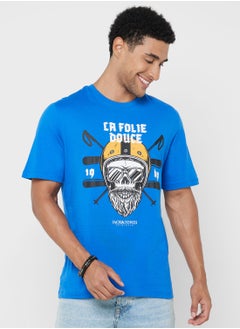 Buy Skull Crew Neck T-Shirt in Saudi Arabia