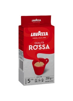 Buy Lavazza Qualita Rossa Italian Ground Coffee 250g in UAE