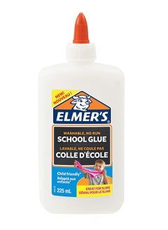 Buy Elmer's White PVA Glue | 225 mL | Washable and Kid Friendly | Great for Making Slime and Crafting in UAE