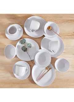 اشتري Dusky Reflections 16-Piece Stoneware Dinner Set 26 x 2.7 x 26 cm في الامارات