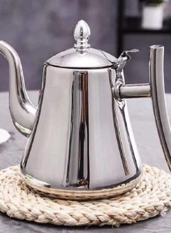 Buy Stainless steel teapot with silver infuser 1 liter in Egypt