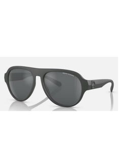 Buy ARMANI EXCHANGE SUNGLASS AX4126SU 83016G SIZE 58 GREEN FRAME WITH GREY LENS UNISEX in UAE