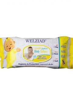 Buy Welziad Baby Wipes Without Perfume, 108 wipes in Saudi Arabia