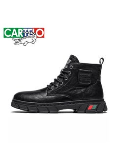 Buy Men's High Top Outdoor Waterproof Casual Shoes Martin Boots in UAE