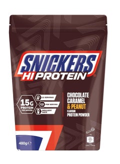 Buy Snickers Whey Protein Shake Powder 480g Chocolate Caramel & Peanut in UAE