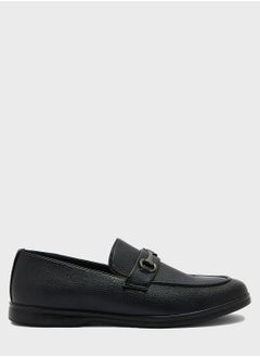 Buy Faux Leather Formal Slip Ons in UAE