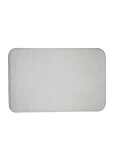 Buy HOME IDENTITY MAT BATH MEMORY FOAM | 45X75CM | WHITE in UAE