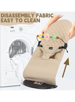 Buy Baby Artifact Baby Rocking Chair Comfort Chair Newborn Baby Recliner with Baby Sleep Artifact Child Cradle Bed Portable in UAE