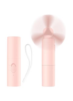 اشتري Handheld Mini Fan, Small Hand Held Fan, Foldable Pocket Personal Fan, Portable Rechargeable, 3000mAh USB Battery Powered, 22+Hrs Runtime, Gifts for Women Girls Men Office, Travel, Outdoor, Pink في الامارات