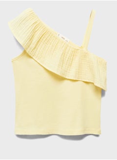 Buy Kids One Shoulder Ruffle Top in UAE