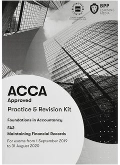 اشتري FIA Maintaining Financial Records FA2: Practice and Revision Kit في الامارات