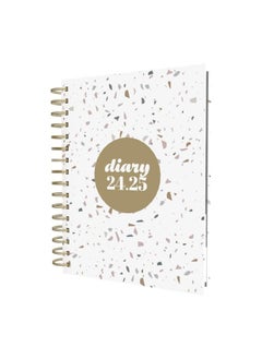 Buy Collins Scandi Mid Year Diary Planner A5 Day To Page Academic Year 2024-25 - White Terrazzo - Daily Mid Year Journal for Students, Teachers - E-PW51M.TZWH-2425 - August 2024 to August 2025 in UAE