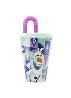 Buy DISNEY TUMBLER EASY SPORT W/STRAW 430 ML FROZEN ICE MAGIC in UAE