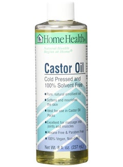 اشتري Original Castor Oil - 8 Fl Oz - Promotes Healthy Hair & Skin, Natural Skin Moisturizer - Pure, Cold Pressed, Non-GMO, Hexane-Free, Solvent-Free, Paraben-Free, Vegan في الامارات