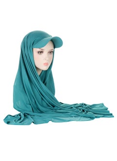 اشتري Solid Color Womens Muslim Headscarf Hat With Brim في الامارات