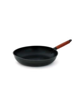 Buy Rocky Tawa black with brown handle 30 cm in Saudi Arabia