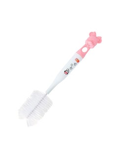Buy Minnie Baby Bottle  Bristle Nylon Cleaning Brush -Pink in UAE