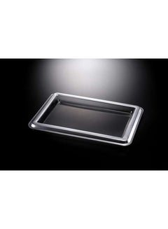 اشتري Acrylic Tray with Silver border 550 x 400 x 40,3mm في الامارات