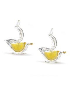 Buy 2Pcs Manual Juicer Lemon Squeezers Acrylic Bird Shade Juicer Lemon Slice Squeezer Fruit Juicer Small Tool for Kitchen and Bar in Saudi Arabia