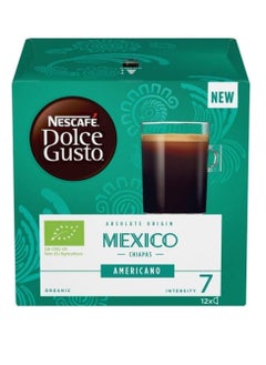 Buy Mexico Chipas Americano 12 Coffee Capsules 108g in UAE