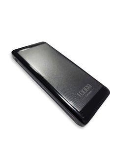 Buy Power Bank 10000mAh with USB Output Fast Charging ,  Black - PB39 in Egypt