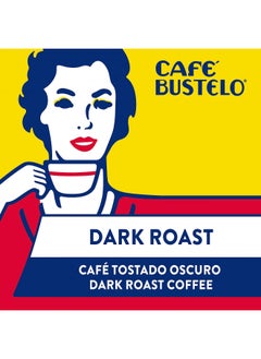 Buy Café Bustelo Espresso Dark Roast Ground Coffee Brick, 6 Ounces (Pack of 12) in UAE