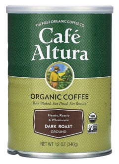 Buy Organic Coffee Ground Dark Roast 12 oz (340 g) in UAE