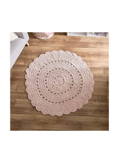 اشتري Flutterby Bloom Cotton Crochet Rug 100 x 100 cm في الامارات