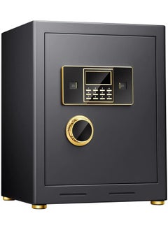 Buy Safe Box,Steel Security Safe and Lock Box with Electronic Keypad Secure,Heavy Duty Fire proof Safe Boxes for Home Use, Removable Inner Cabinet and Shelf,Anti-Theft Digital Safe Box for Home Office in UAE