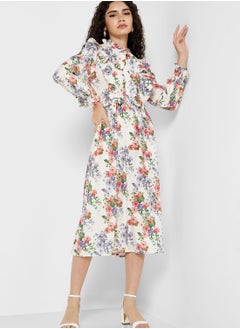 Buy Floral Printed Dress in Saudi Arabia