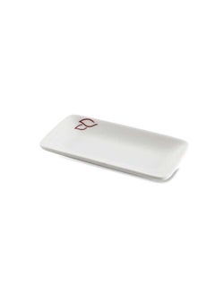 اشتري Porcelain Ivory H232Ivory 5.5 Inch Rectangular Dish with Logo في الامارات