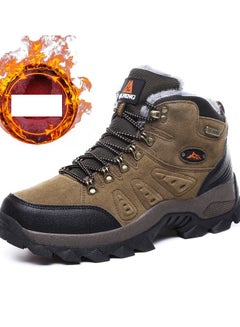 Buy Winter High-top Outdoor Hiking Cloud Shoes Plush in UAE