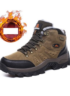 Buy Winter High-top Outdoor Hiking Cloud Shoes Plush in UAE