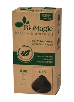 Buy BIOMAGIC HAIR COLOR C K 4/00 BROWN : 125529 in Saudi Arabia