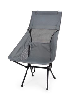 اشتري High Back Camping Chair for Adults Heavy Duty, Portable Camping Chair Folding Lightweight with Breathable Mesh, Outdoor Compact Folding Chair for Beach Fishing Picnic Patio Trave في السعودية